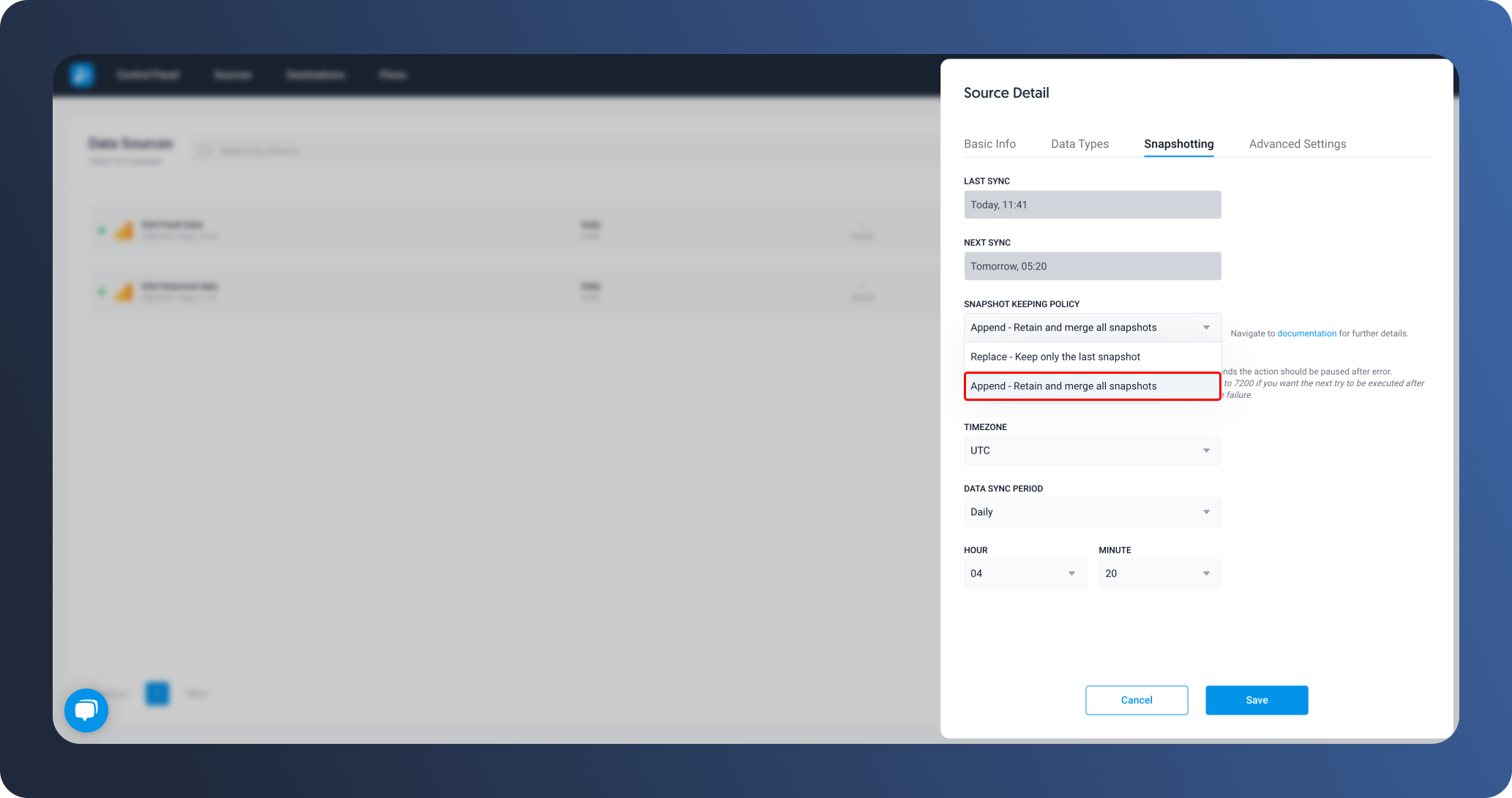 2 GA 4 to Dashboard - Historical source - snapshotting