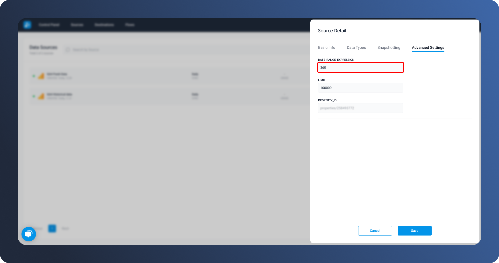 5 GA 4 to Dashboard - Fresh source - date range