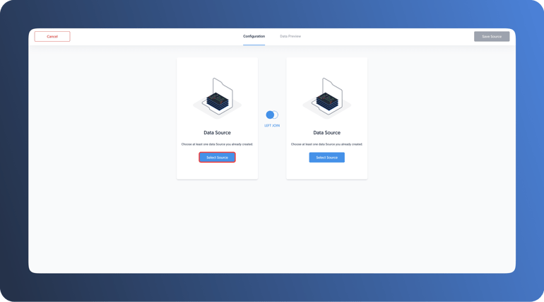 Data blending in app - step 5