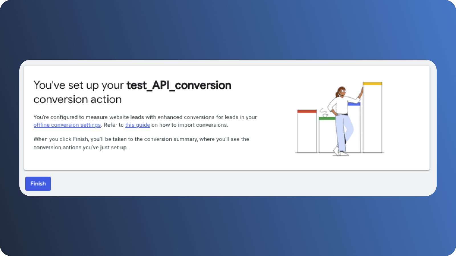 Conversion created Google Ads