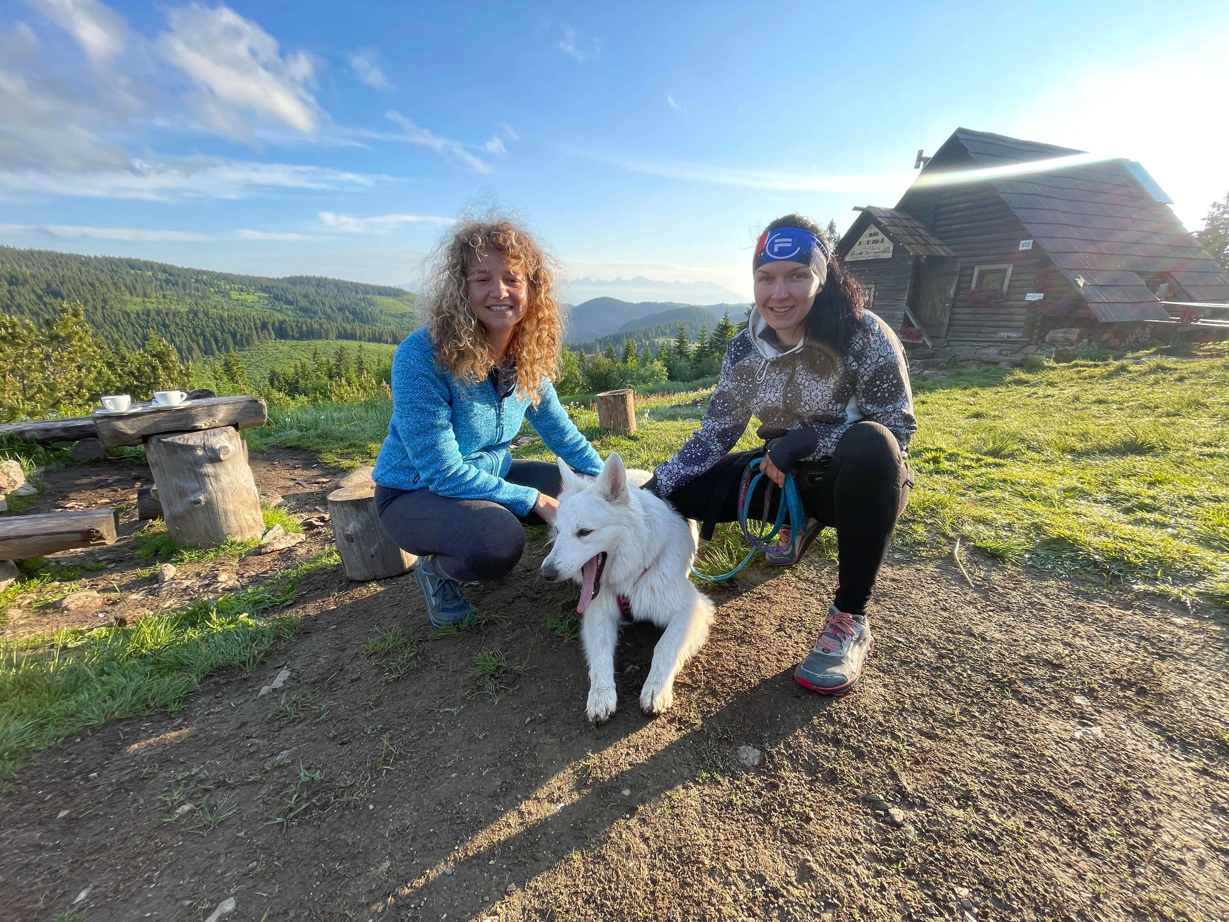 Photo of Zuzka on a hike