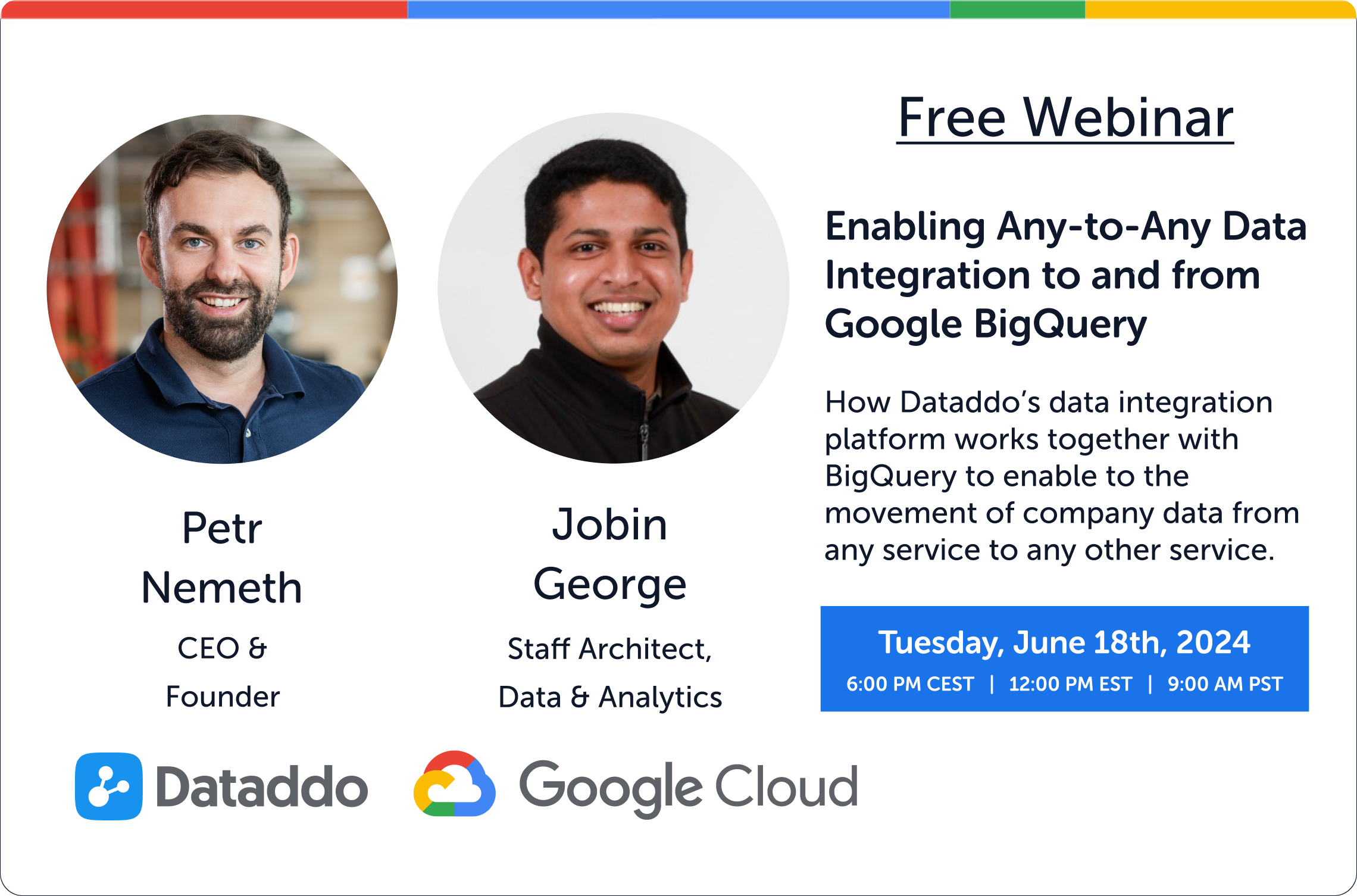 [UPCOMING WEBINAR] Enabling Any-to-Any Data Integration to and from Google BigQuery